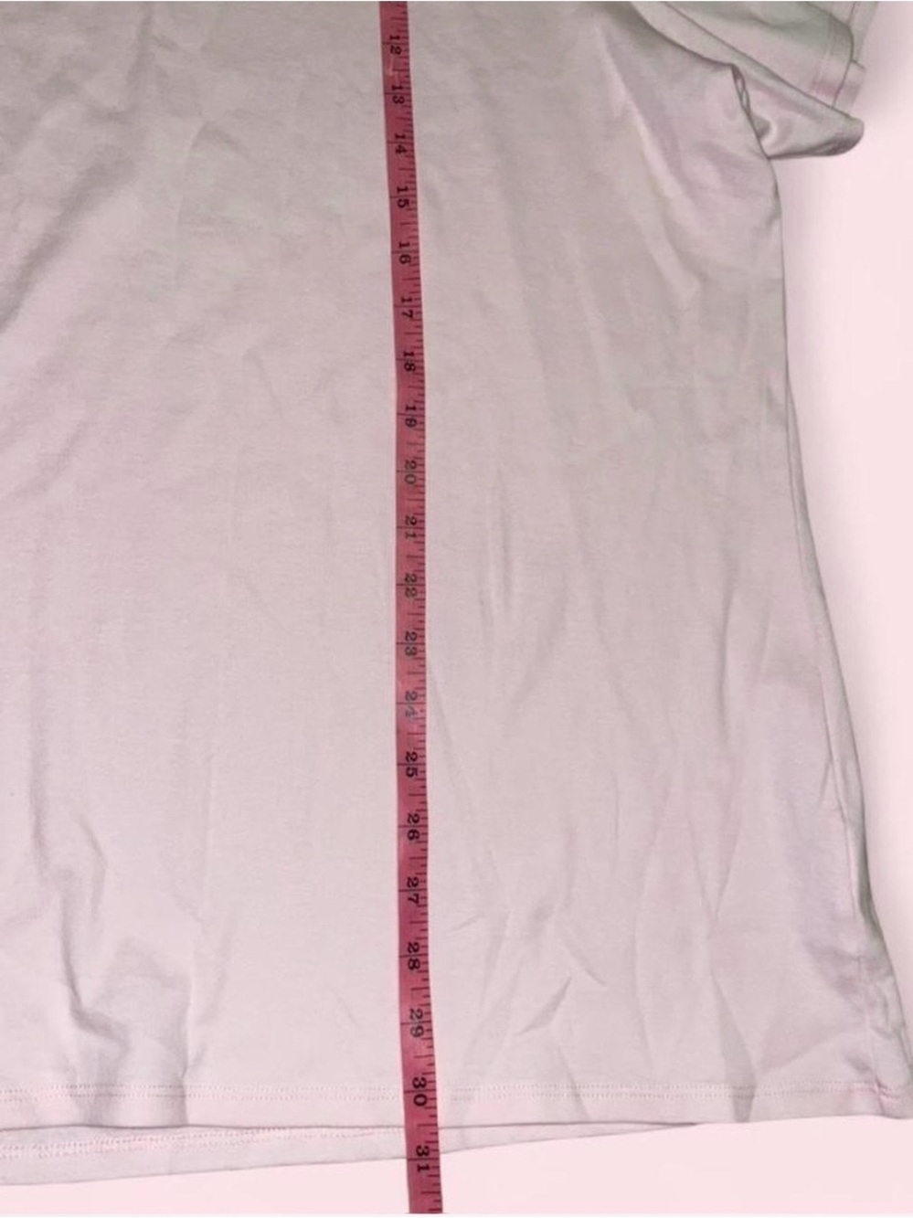 croft & barrow Light Pink Short Sleeve Crewneck Tee - Picture 5 of 8